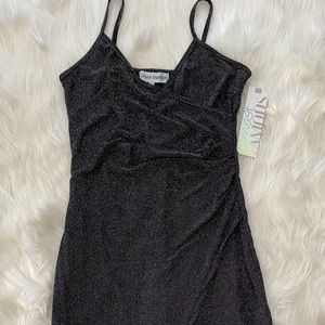 Women’s black shimmer dress